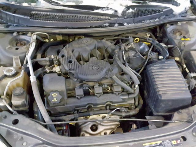 1C3EL56R94N392327 - 2004 CHRYSLER SEBRING LX GRAY photo 7