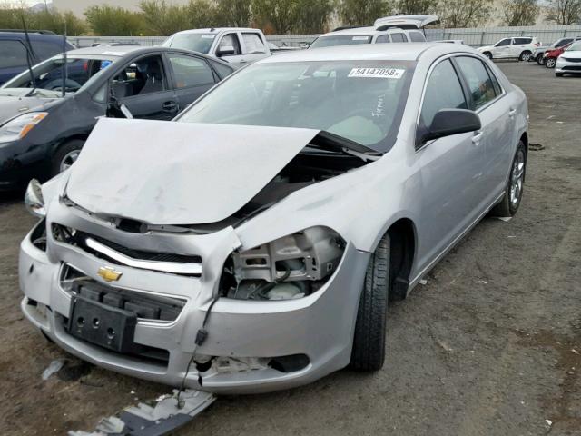 1G1ZA5EU6BF307050 - 2011 CHEVROLET MALIBU LS SILVER photo 2