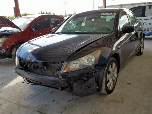 1HGCP36869A031723 - 2009 HONDA ACCORD EXL BLACK photo 2