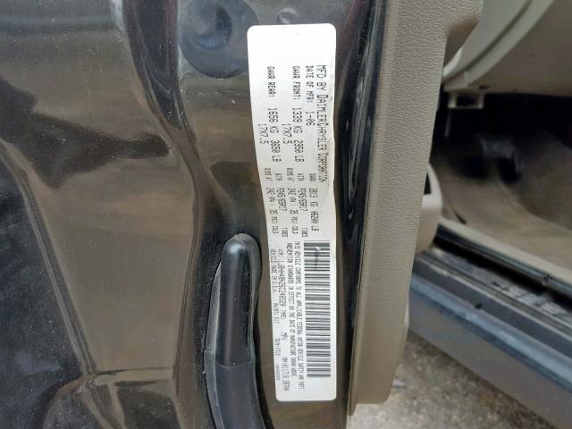 1J8HH48N26C248320 - 2006 JEEP COMMANDER BEIGE photo 10