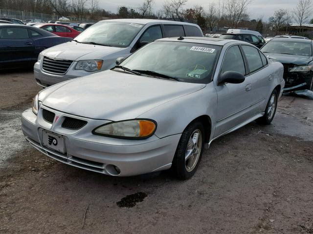 1G2NF52F73C158815 - 2003 PONTIAC GRAND AM S SILVER photo 2