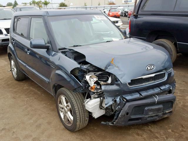 KNDJT2A26B7302295 - 2011 KIA SOUL BLUE photo 1