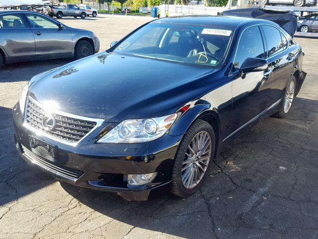 JTHBL5EF8A5097848 - 2010 LEXUS LS 460 BLACK photo 2