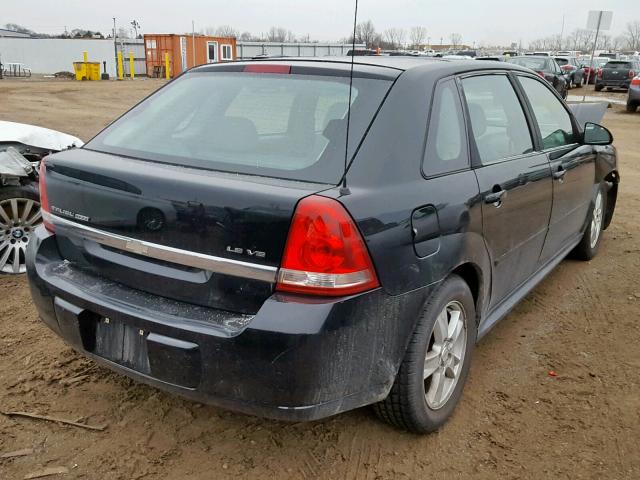 1G1ZT62894F146865 - 2004 CHEVROLET MALIBU MAX BLACK photo 4