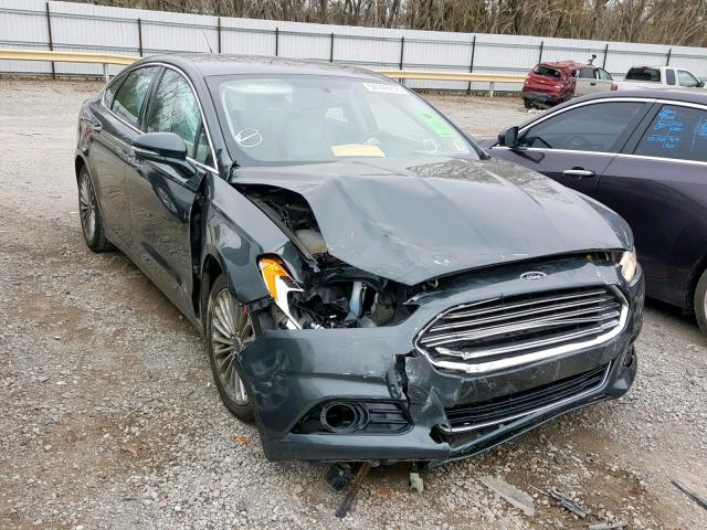 3FA6P0K95FR152758 - 2015 FORD FUSION TIT GREEN photo 1