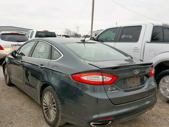 3FA6P0K95FR152758 - 2015 FORD FUSION TIT GREEN photo 3