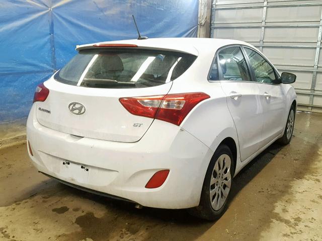 KMHD35LH5HU376569 - 2017 HYUNDAI ELANTRA GT WHITE photo 4