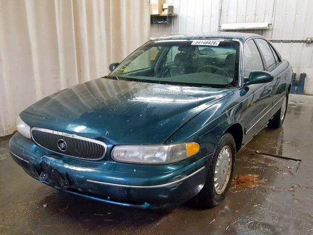 2G4WY52M8W1438872 - 1998 BUICK CENTURY LI GREEN photo 2