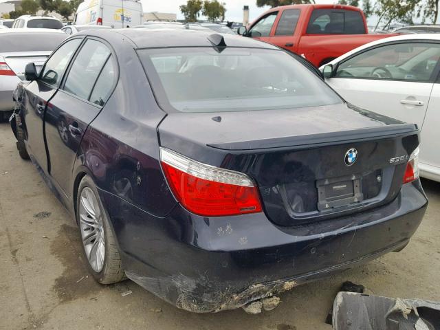 WBANW1C51AC167109 - 2010 BMW 535 I BLACK photo 3