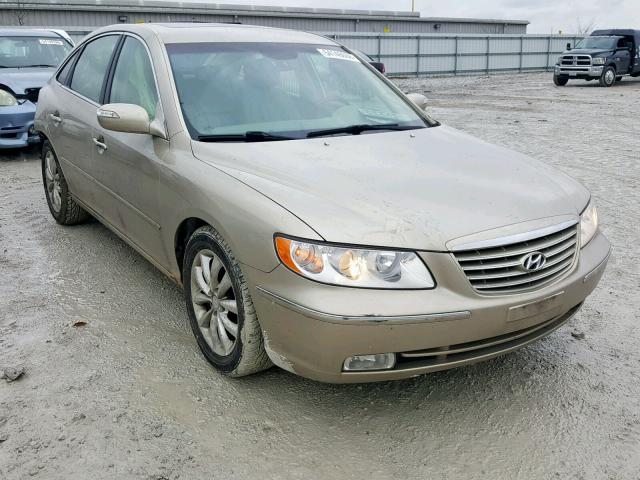 KMHFC46F08A321168 - 2008 HYUNDAI AZERA SE GOLD photo 1