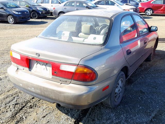 JM1BC1419V0151516 - 1997 MAZDA PROTEGE DX GRAY photo 4