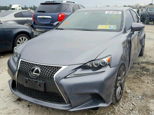 JTHBE1D21E5011710 - 2014 LEXUS IS 350 GRAY photo 2