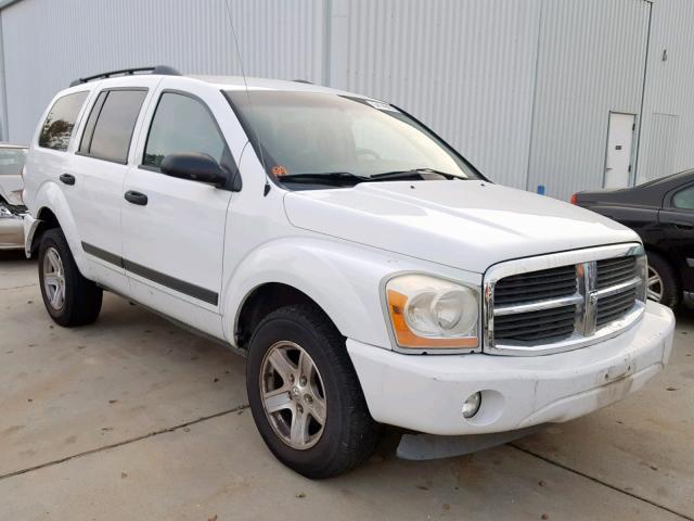 1D4HB48N96F135376 - 2006 DODGE DURANGO SL WHITE photo 1