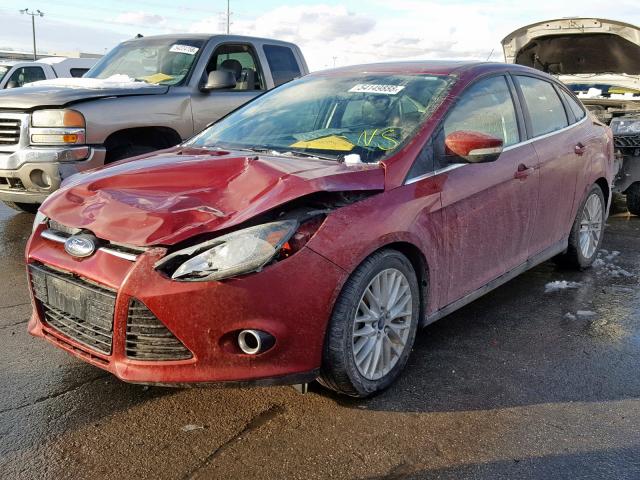 1FADP3J24EL357515 - 2014 FORD FOCUS TITA RED photo 2