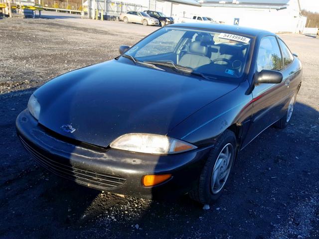 1G1JC1241X7111751 - 1999 CHEVROLET CAVALIER B BLACK photo 2