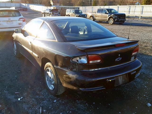 1G1JC1241X7111751 - 1999 CHEVROLET CAVALIER B BLACK photo 3