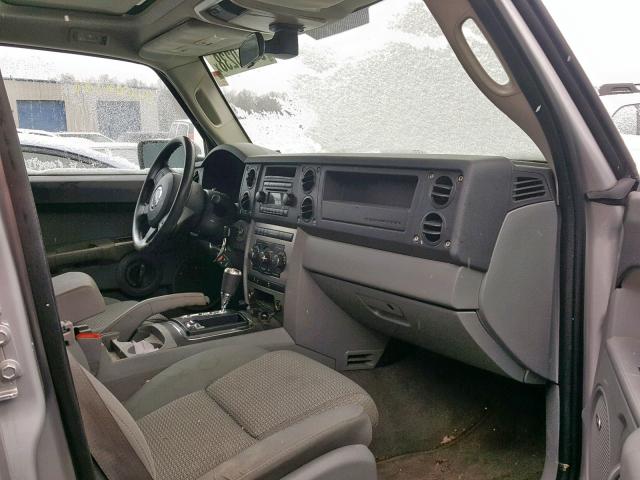 1J8HG48P27C621412 - 2007 JEEP COMMANDER Gümüş foto 5