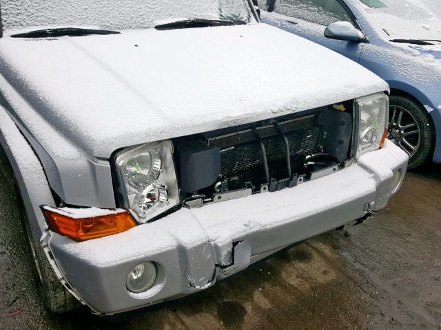 1J8HG48P27C621412 - 2007 JEEP COMMANDER Gümüş foto 9