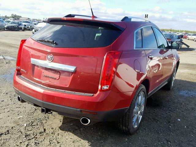 3GYFNFEY1AS533878 - 2010 CADILLAC SRX PREMIU BURGUNDY photo 4