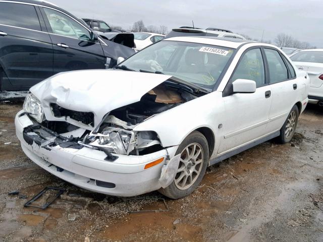 YV1VS27534F094241 - 2004 VOLVO S40 1.9T WHITE photo 2