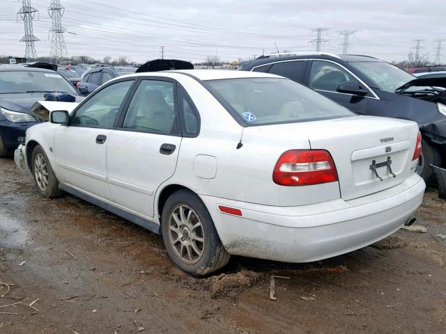 YV1VS27534F094241 - 2004 VOLVO S40 1.9T WHITE photo 3