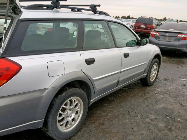 4S4BP61C876306110 - 2007 SUBARU LEGACY OUT SILVER photo 9