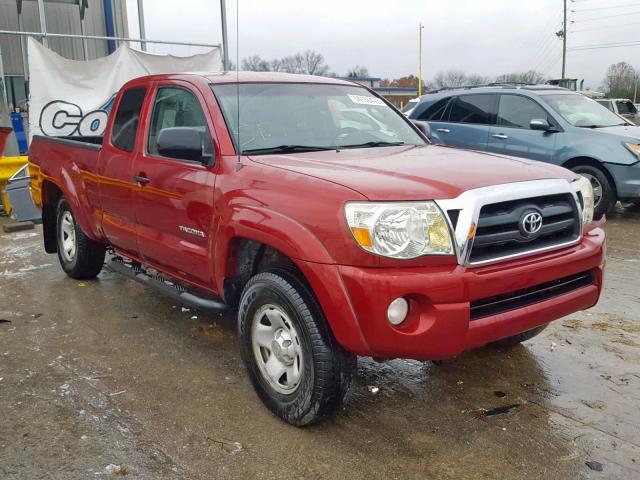 5TETU62N87Z457131 - 2007 TOYOTA TACOMA PRE MAROON photo 1