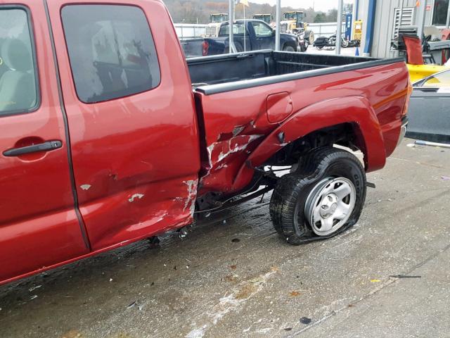 5TETU62N87Z457131 - 2007 TOYOTA TACOMA PRE MAROON photo 9