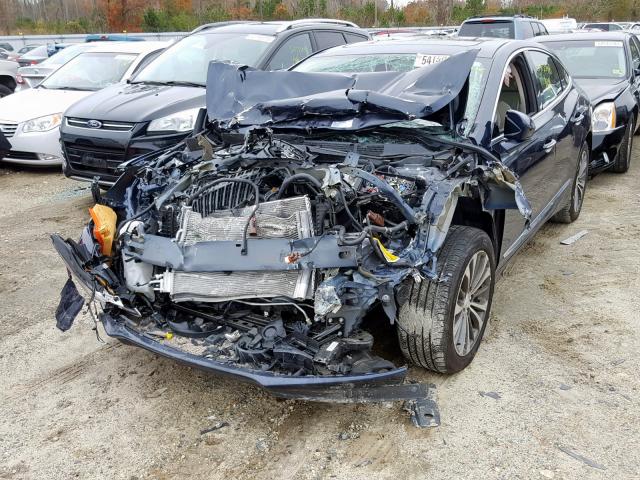 1G4ZP5SS2HU138153 - 2017 BUICK LACROSSE E BLUE photo 2