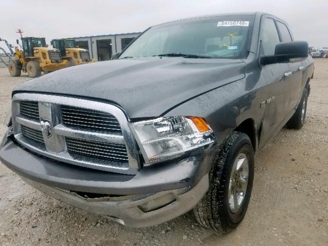 1D3HB13T79S708022 - 2009 DODGE RAM 1500 GRAY photo 2