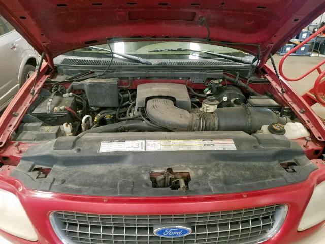 1FMFU18L3VLB93541 - 1997 FORD EXPEDITION RED photo 7