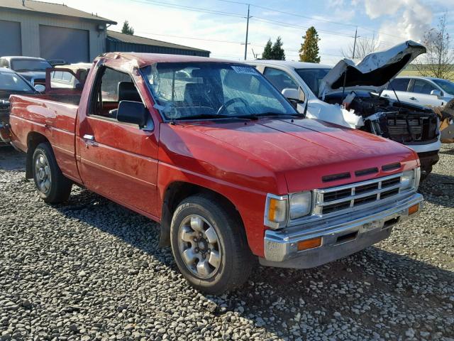 1N6SD11S7LC343228 - 1990 NISSAN D21 SHORT RED photo 1