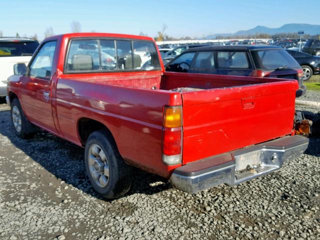 1N6SD11S7LC343228 - 1990 NISSAN D21 SHORT RED photo 3