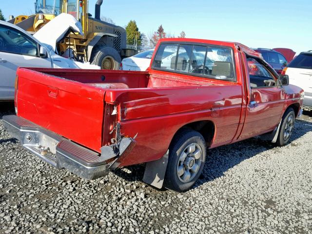 1N6SD11S7LC343228 - 1990 NISSAN D21 SHORT RED photo 4