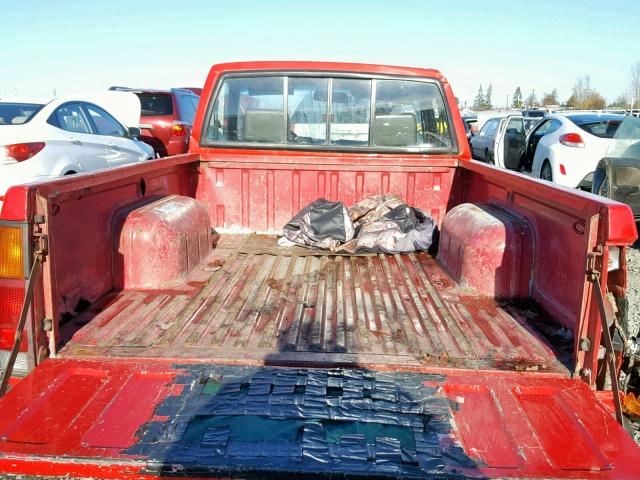 1N6SD11S7LC343228 - 1990 NISSAN D21 SHORT RED photo 6
