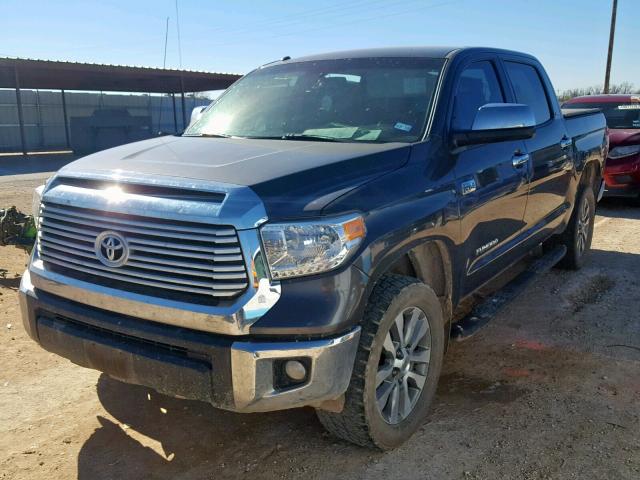 5TFHW5F1XGX496361 - 2016 TOYOTA TUNDRA CRE GRAY photo 2