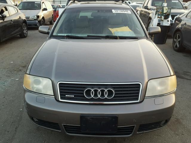 WAUVT64B62N021627 - 2002 AUDI A6 3.0 AVA GRAY photo 9