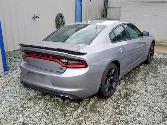 2C3CDXCTXHH659943 - 2017 DODGE CHARGER R/ SILVER photo 4
