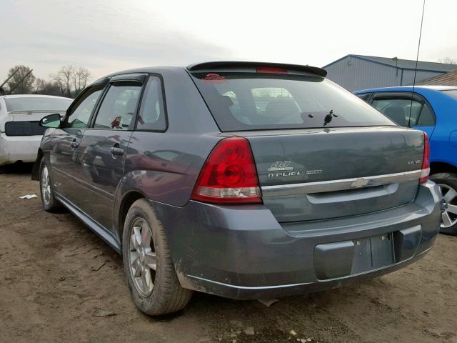 1G1ZT64885F150291 - 2005 CHEVROLET MALIBU MAX ნაცრისფერი ფოტო 3