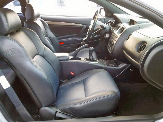 4A3AC74H63E205928 - 2003 MITSUBISHI ECLIPSE GT SILVER photo 5