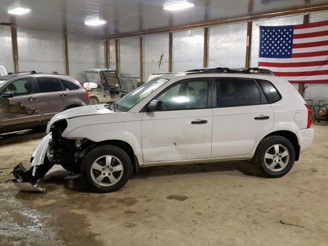 KM8JM12B06U376479 - 2006 HYUNDAI TUCSON GL WHITE photo 9