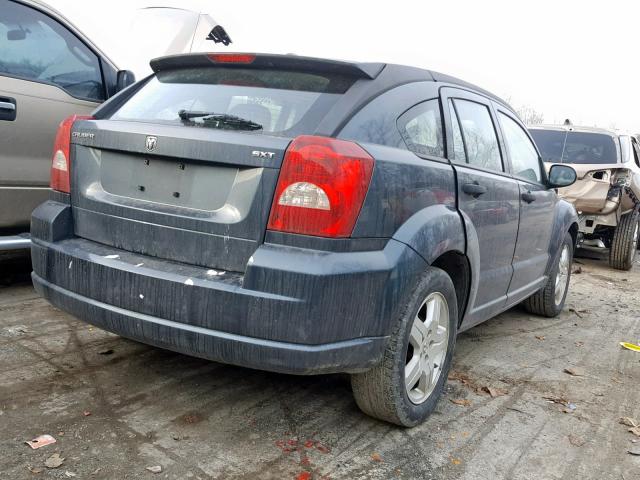 1B3HB48B68D554935 - 2008 DODGE CALIBER SX BLUE photo 4