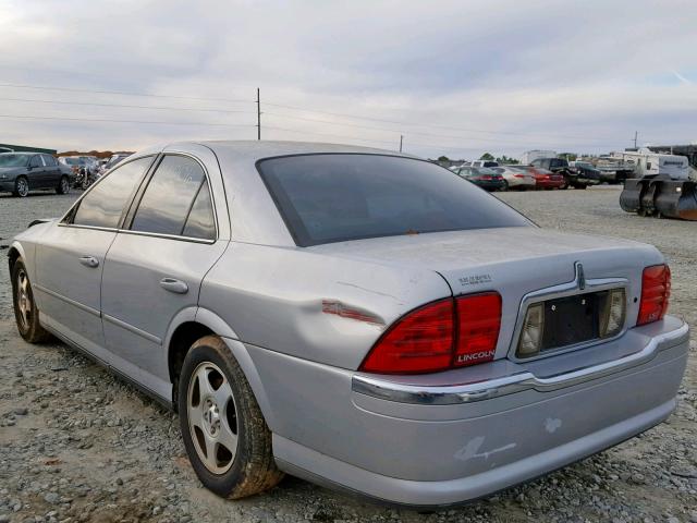 1LNHM86S1YY859752 - 2000 LINCOLN LS SILVER photo 3