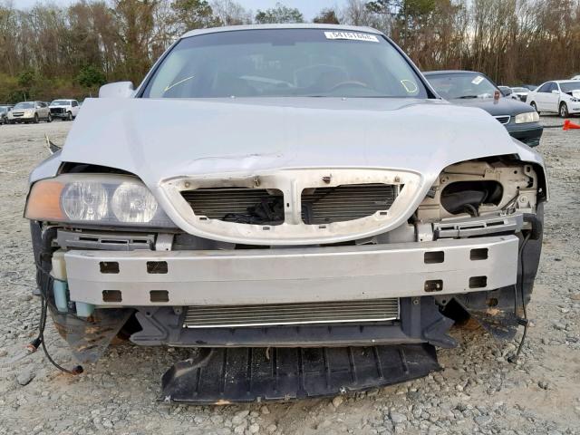 1LNHM86S1YY859752 - 2000 LINCOLN LS SILVER photo 9