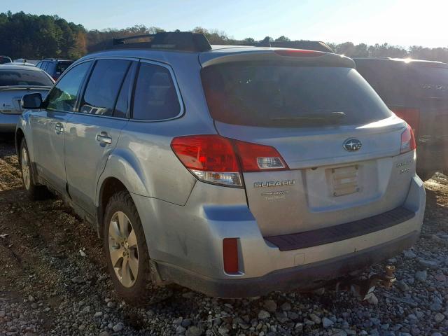 4S4BRDKC3C2281423 - 2012 SUBARU OUTBACK 3. BLUE photo 3