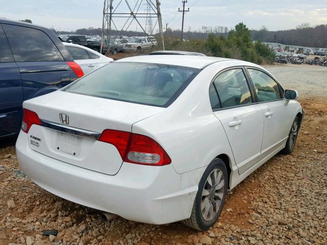 2HGFA1F9XBH536098 - 2011 HONDA CIVIC EXL WHITE photo 4