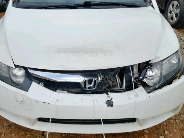 2HGFA1F9XBH536098 - 2011 HONDA CIVIC EXL WHITE photo 9