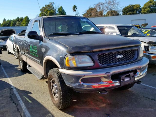 1FTPX28W7WNA65910 - 1998 FORD F250 BLACK photo 1