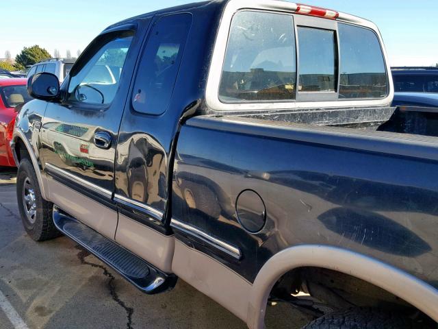 1FTPX28W7WNA65910 - 1998 FORD F250 BLACK photo 9