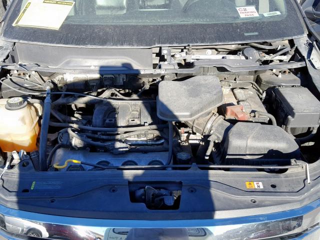 2FMDK48C27BB56997 - 2007 FORD EDGE SEL BLACK photo 7